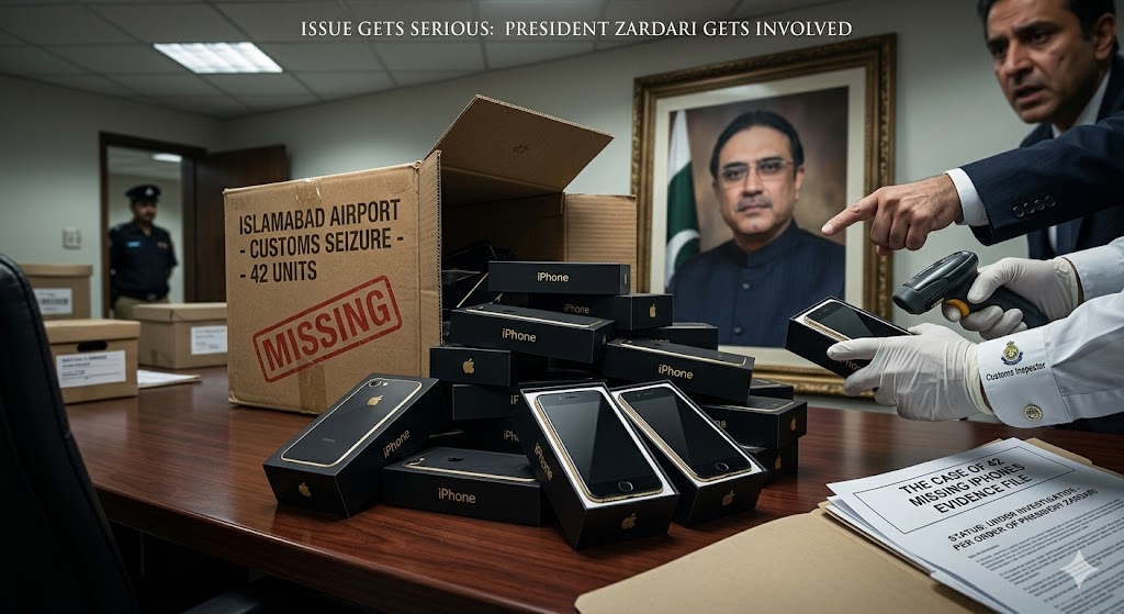 President Zardari Gets Involved as Case of 42 Missing iPhones Gets Serious